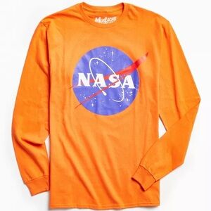 Orange NASA Long Sleeve Shirt